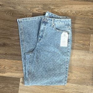 Time and Tru Light Blue Flare Jeans w/ sparkles